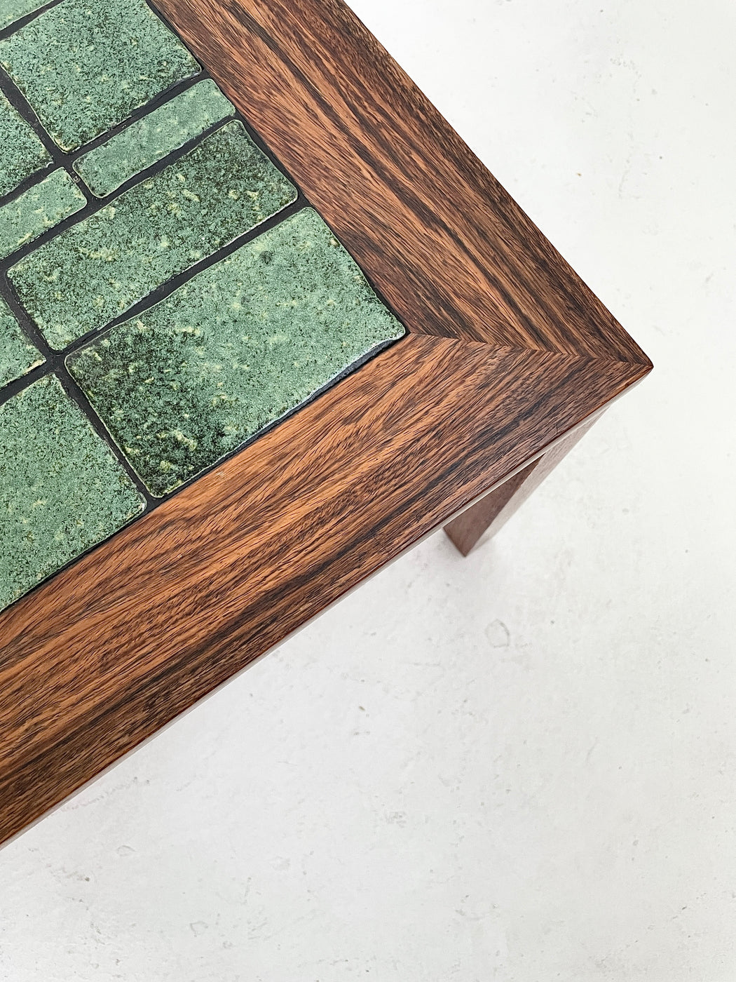 Danish Tile-topped Rosewood Coffee Table