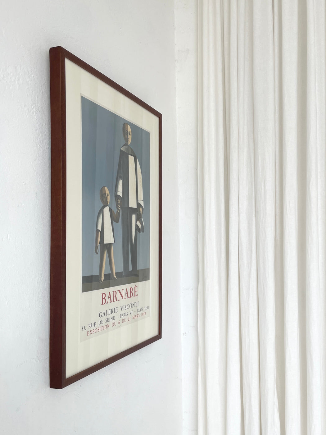 Duilio Barnabe Exhibition Poster, 1959