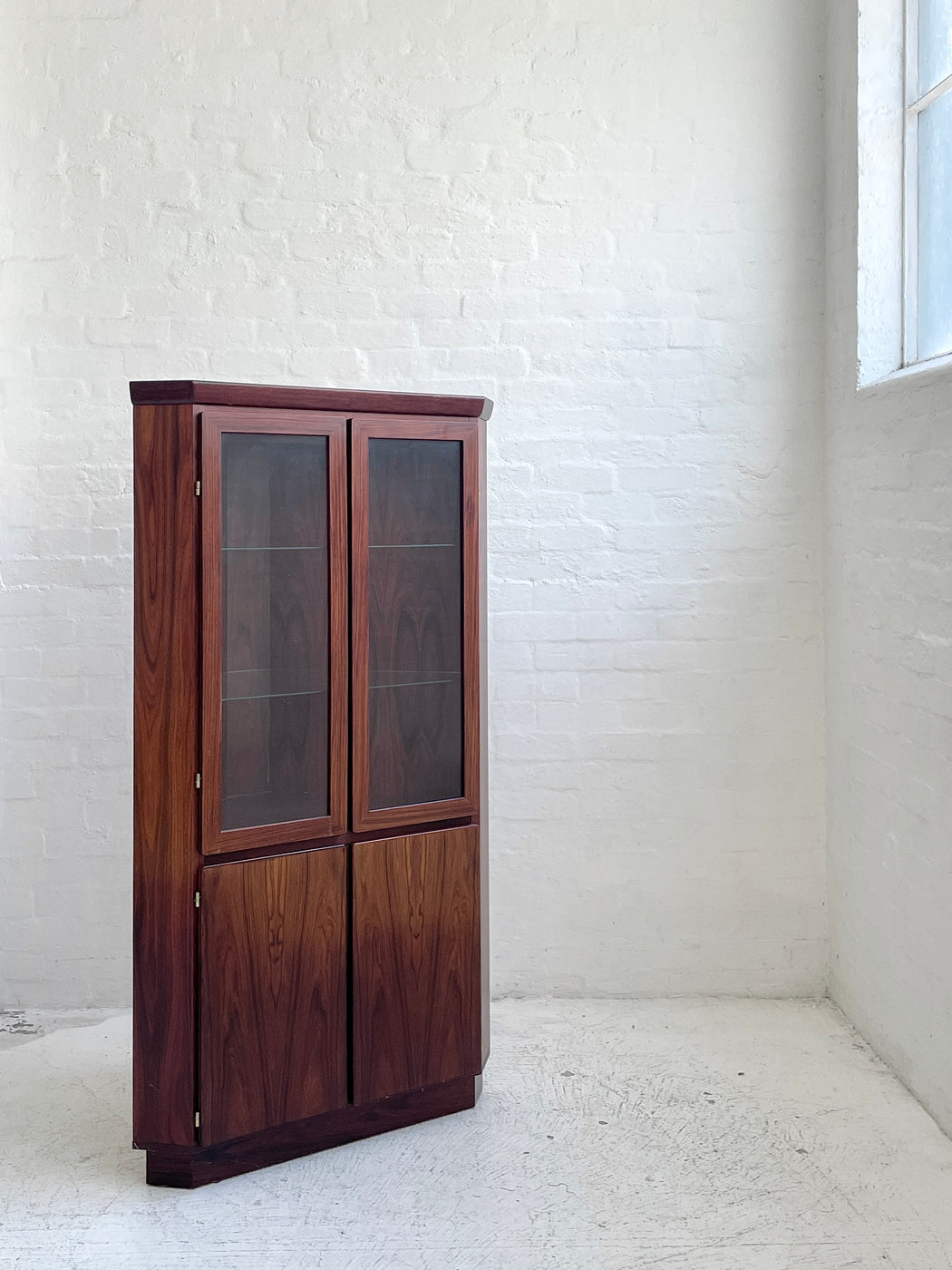 Skovby Rosewood Corner Cabinet