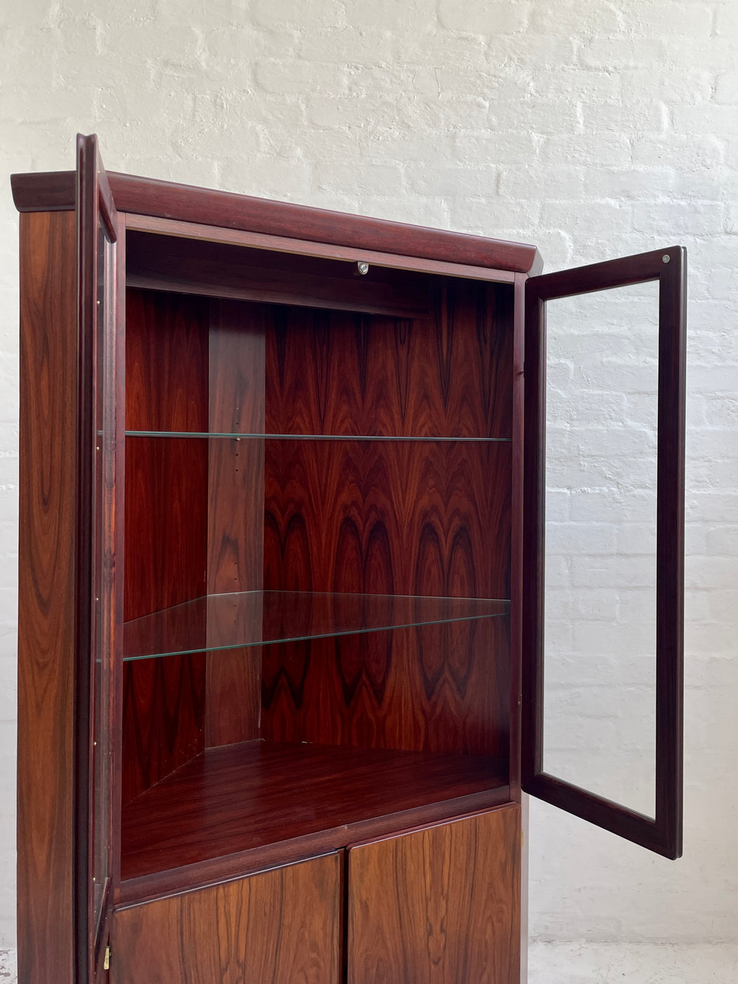 Skovby Rosewood Corner Cabinet