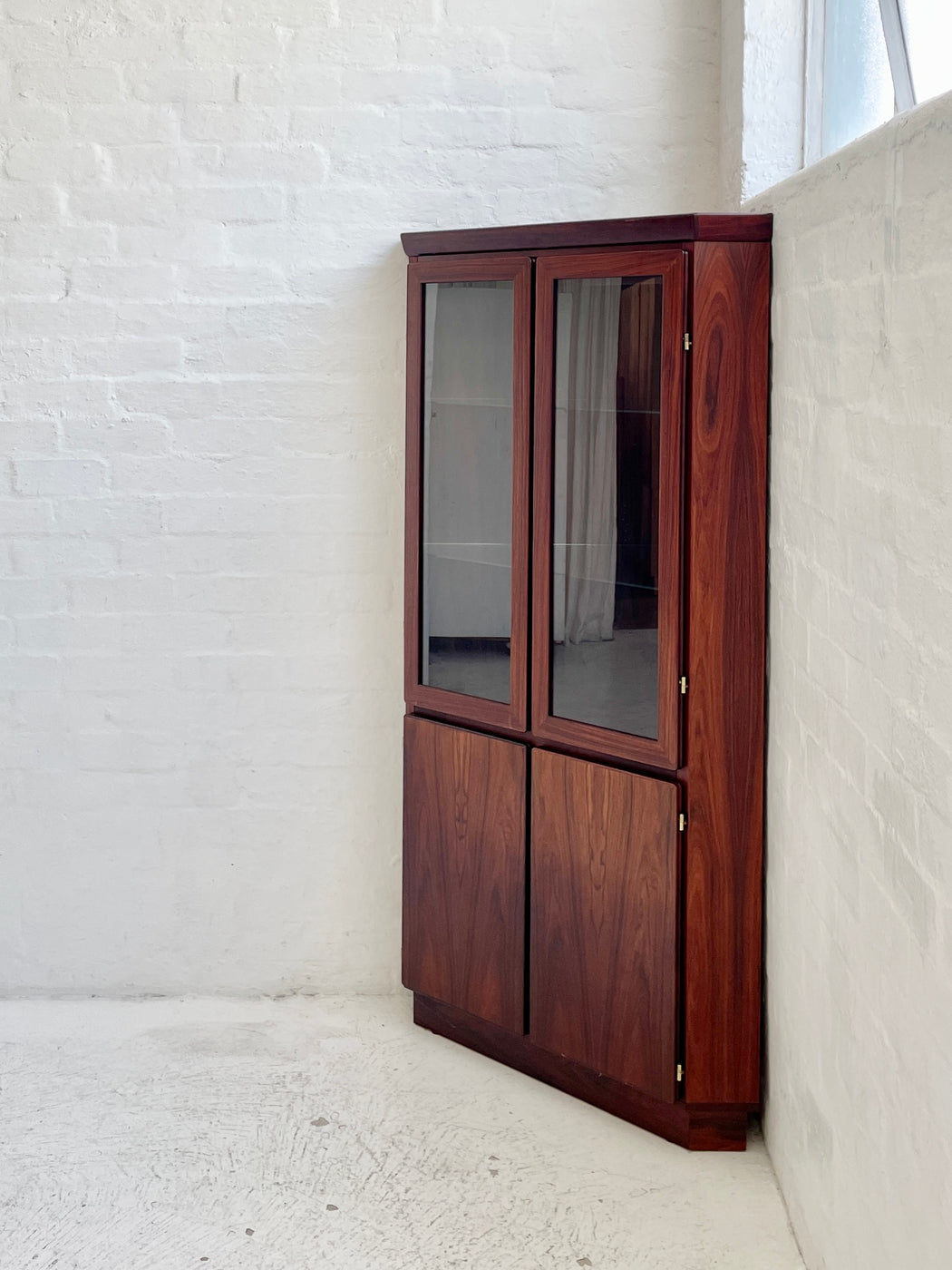 Skovby Rosewood Corner Cabinet