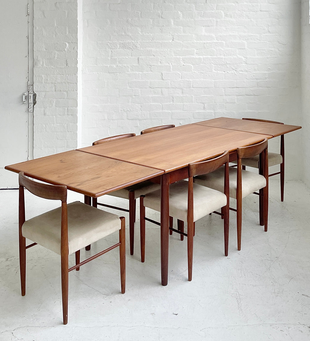 Danish Teak Extension Dining Table