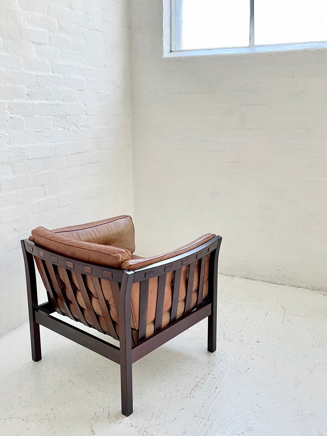 Danish Leather Lounge Chair