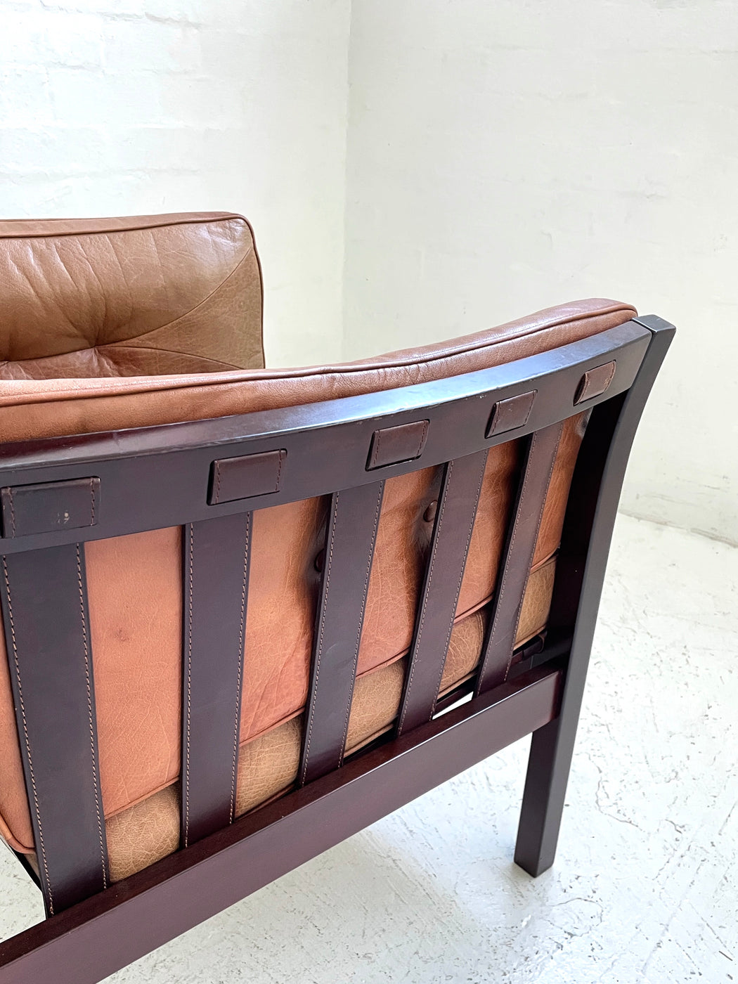 Danish Leather Lounge Chair