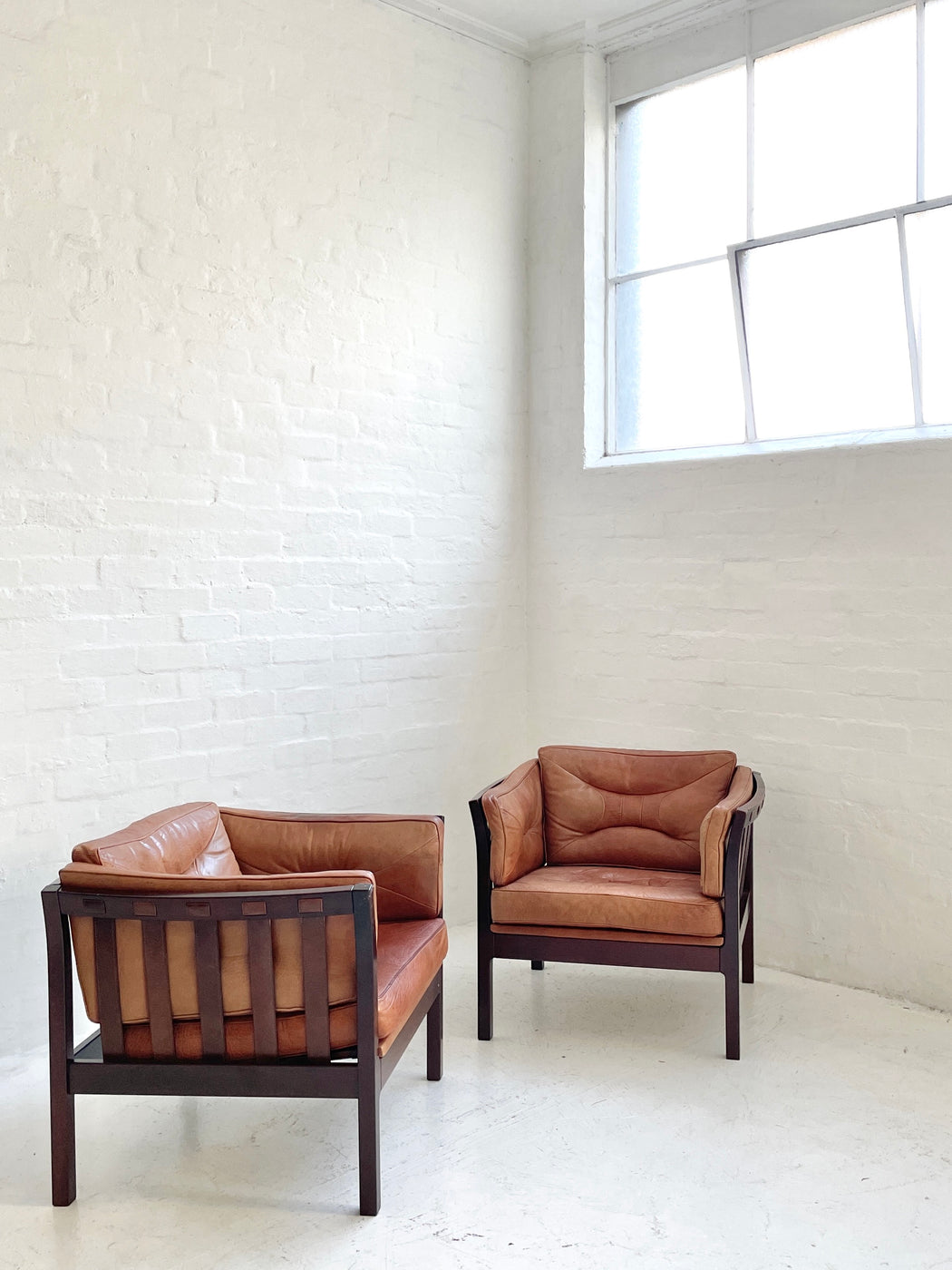 Danish Leather Lounge Chair