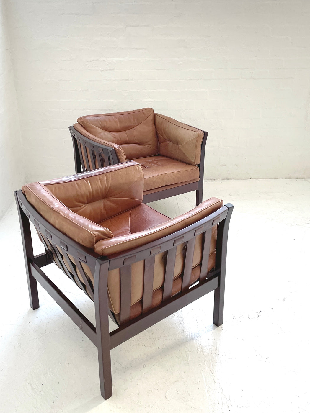 Danish Leather Lounge Chair