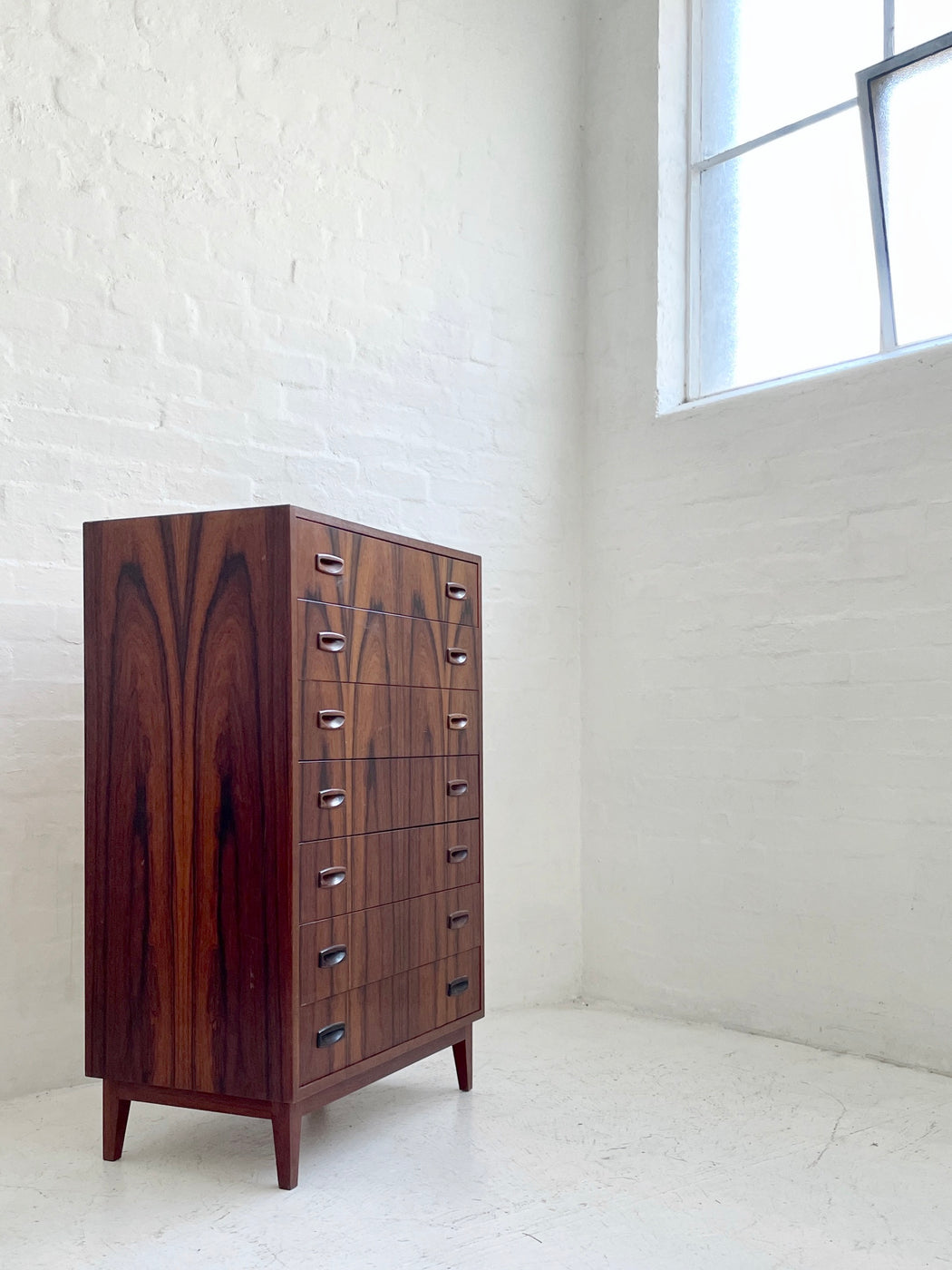 Large Danish Rosewood Chest of Drawers