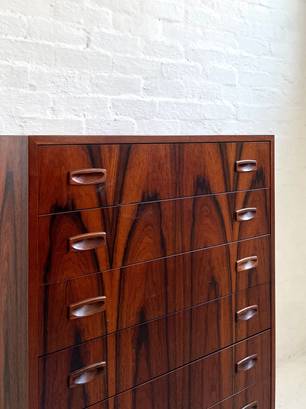Large Danish Rosewood Chest of Drawers