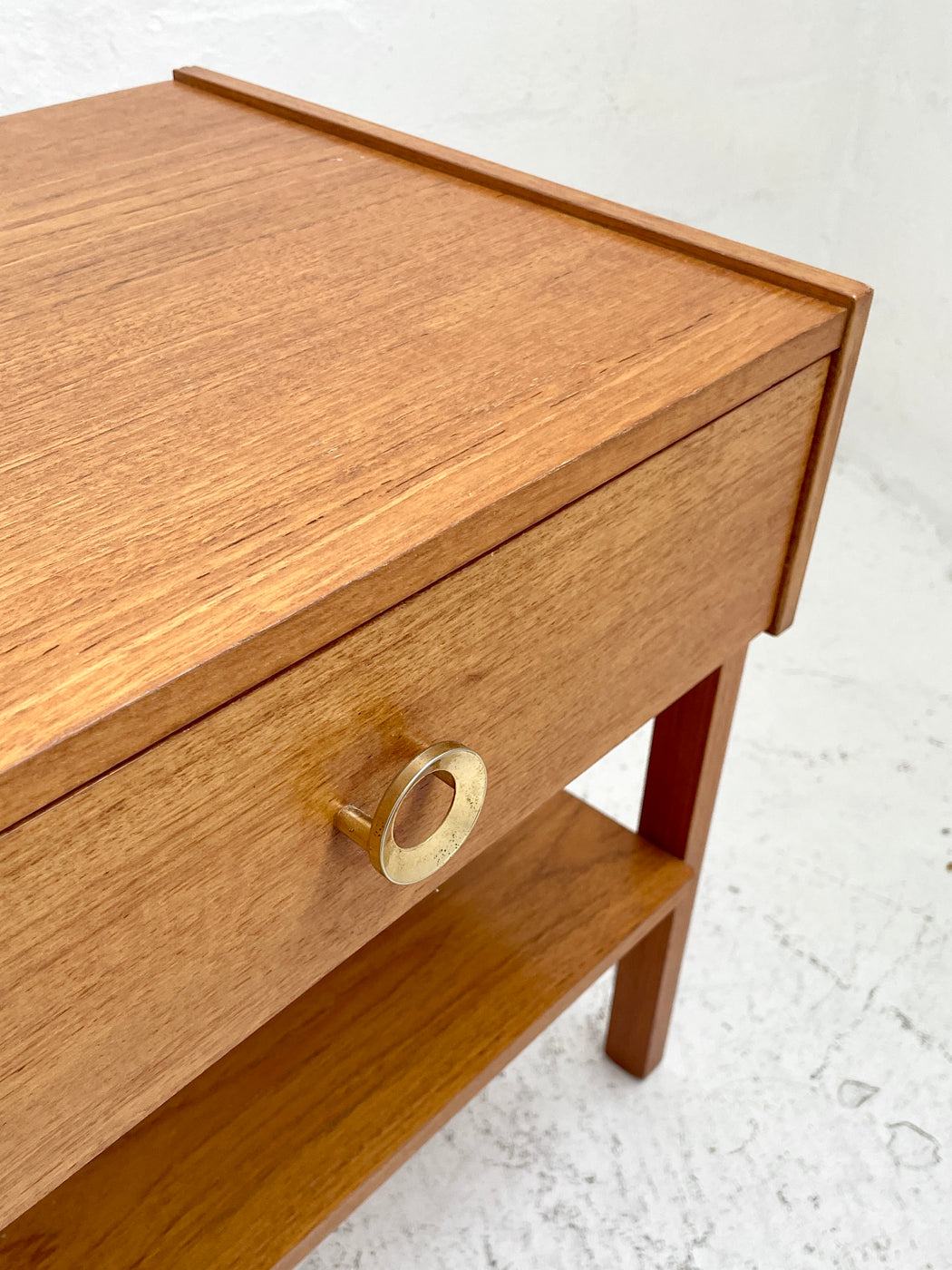 Pair Danish Teak Bedside Tables