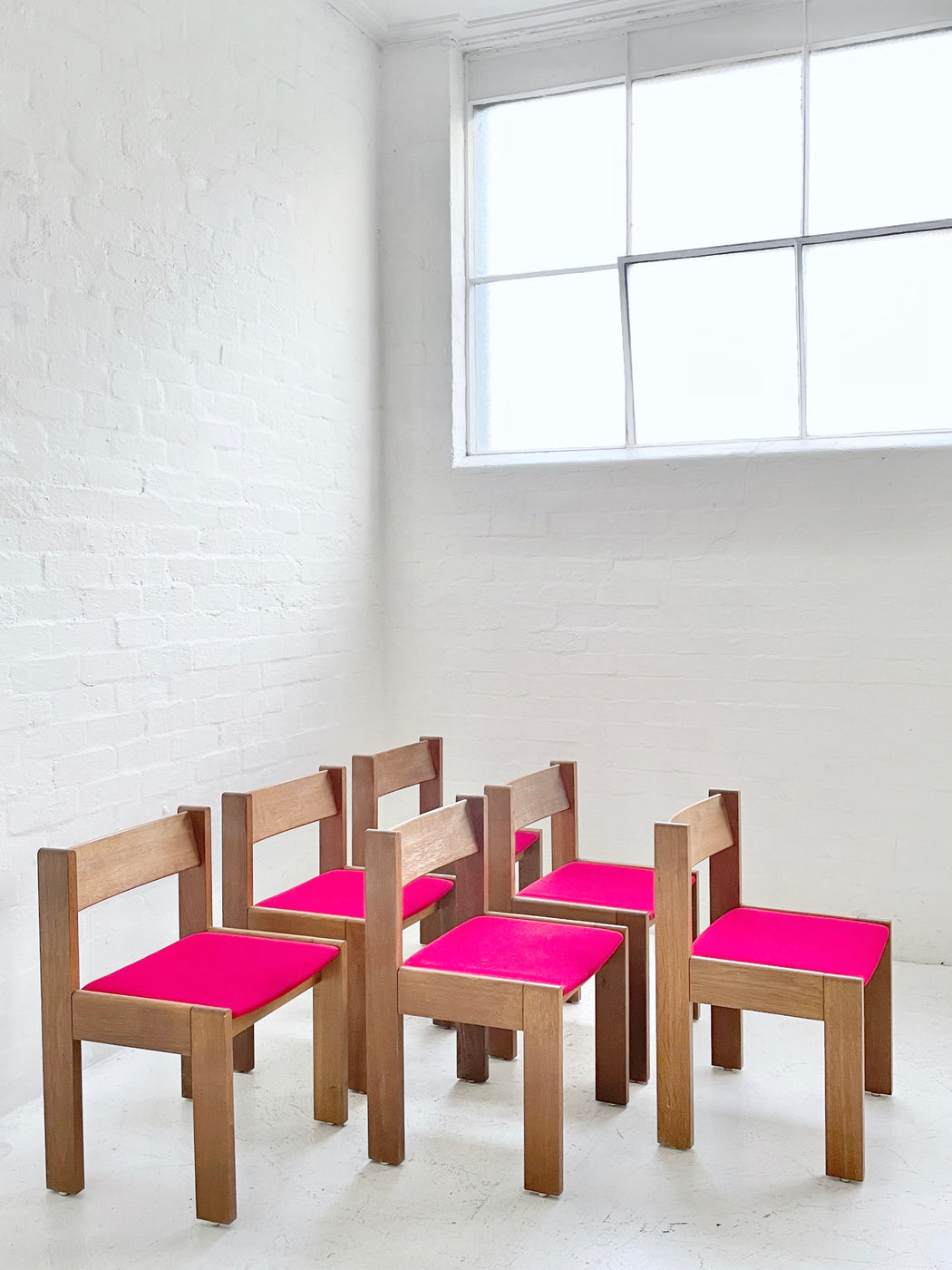 Set of Danish Oak Dining Chairs