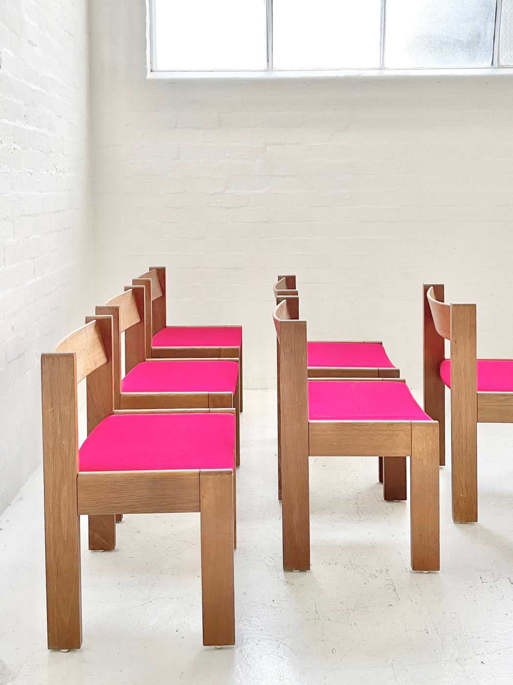 Set of Danish Oak Dining Chairs