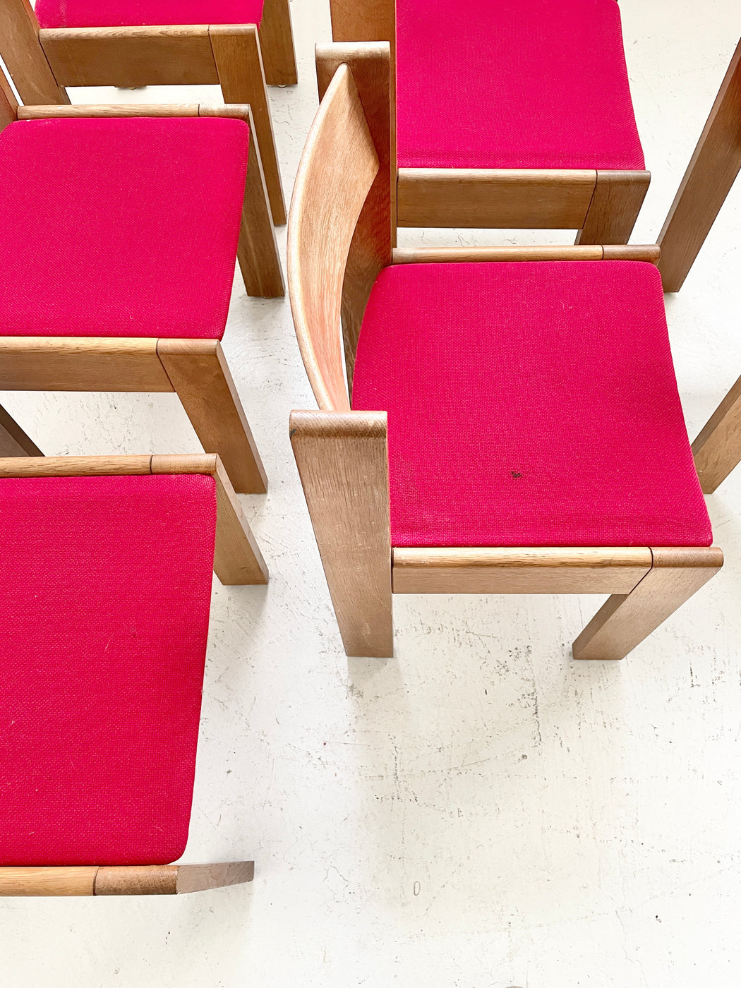Set of Danish Oak Dining Chairs