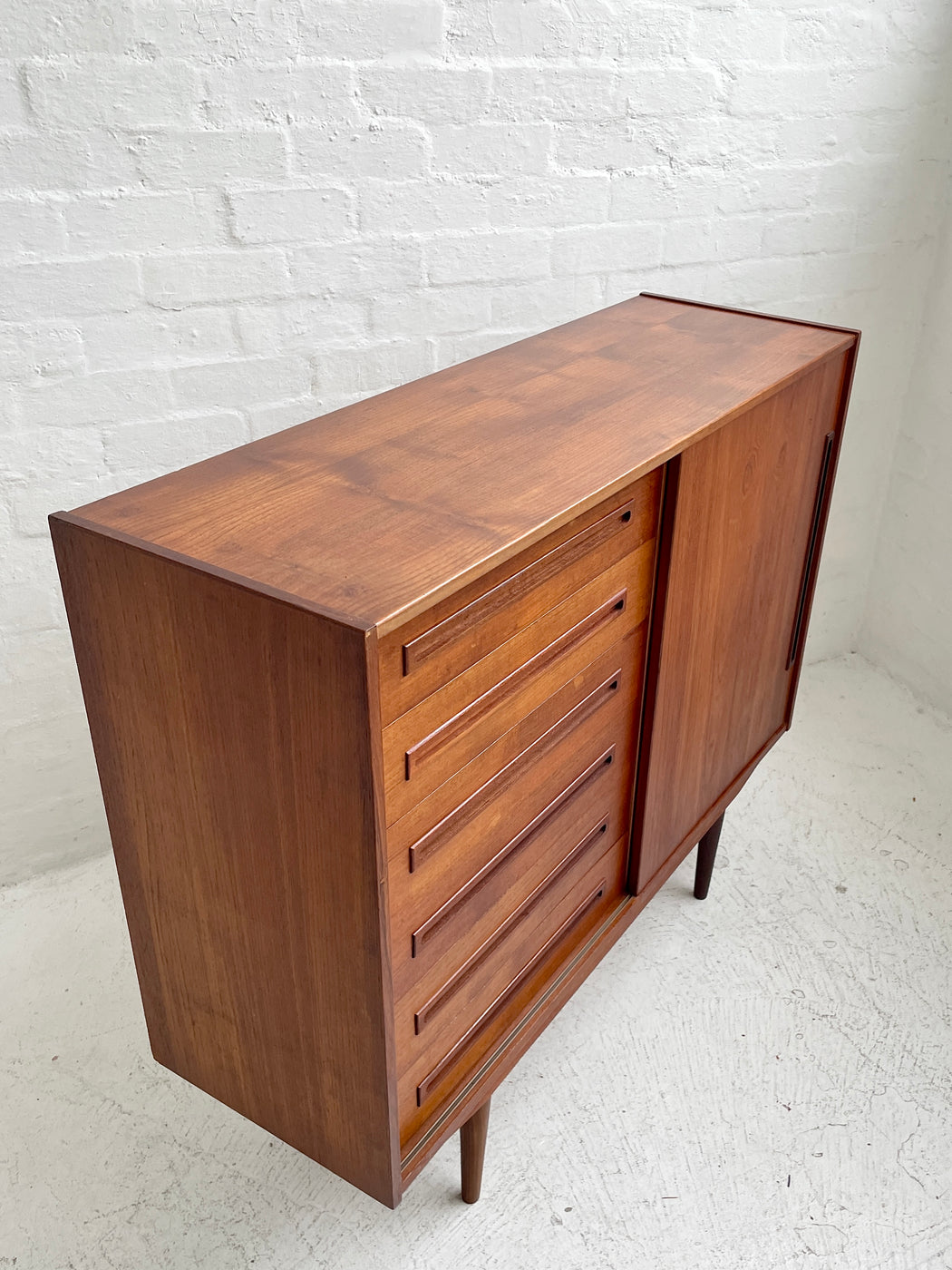 Danish Teak Cupboard / Chest of Drawers