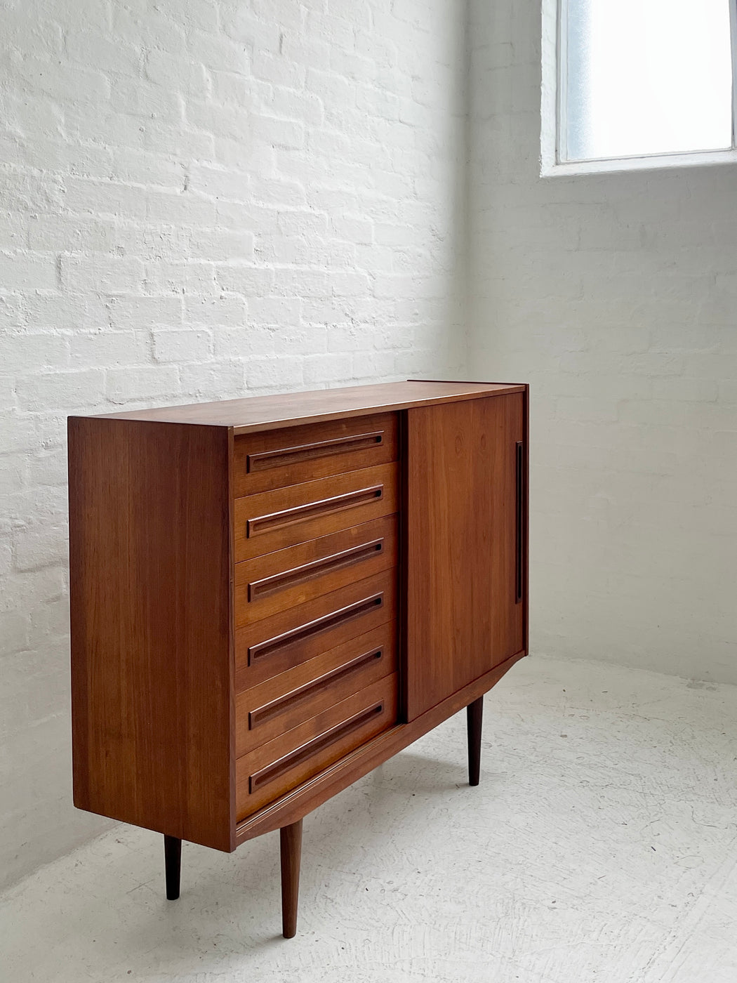 Danish Teak Cupboard / Chest of Drawers