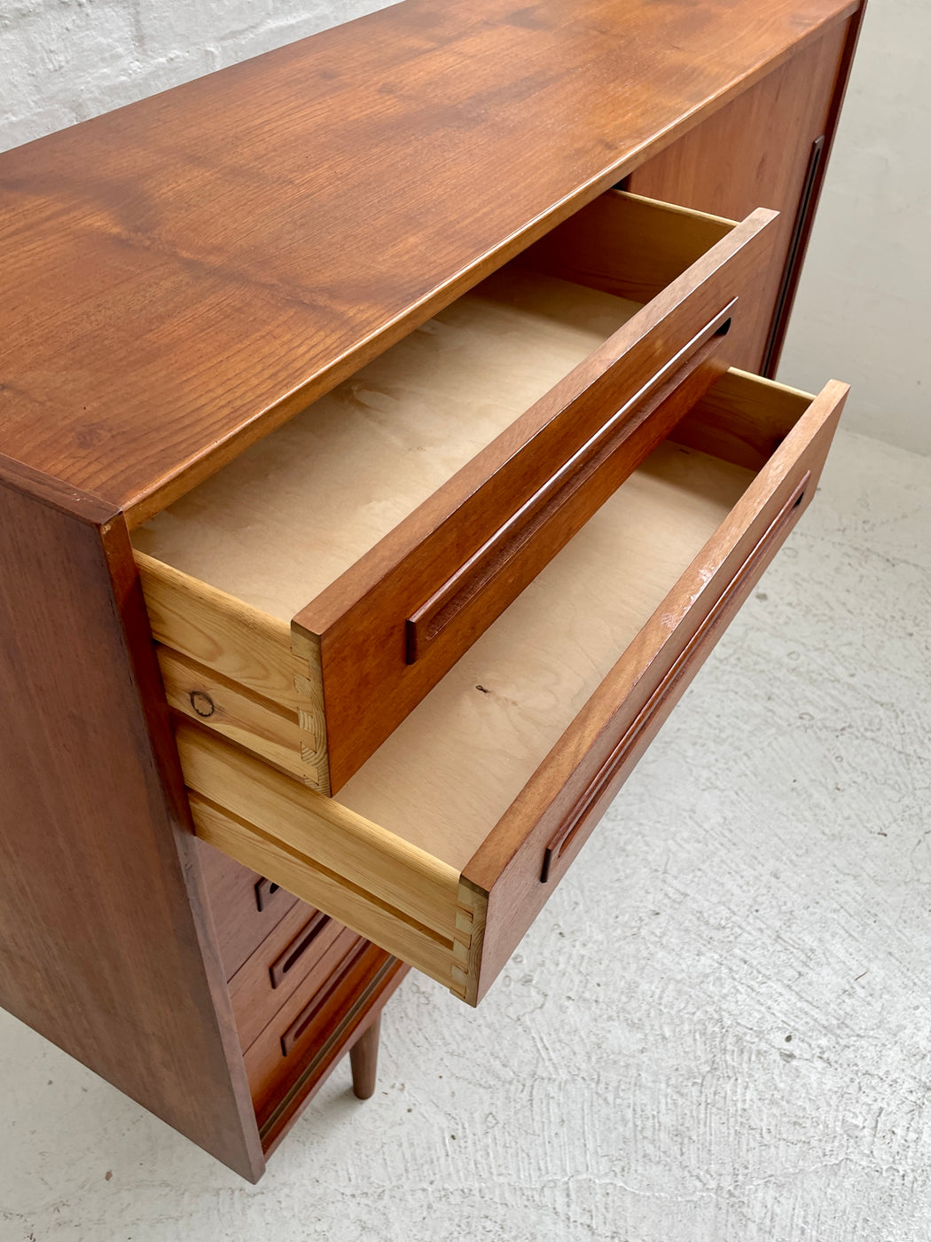 Danish Teak Cupboard / Chest of Drawers