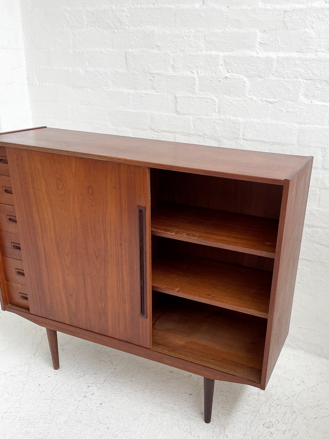 Danish Teak Cupboard / Chest of Drawers