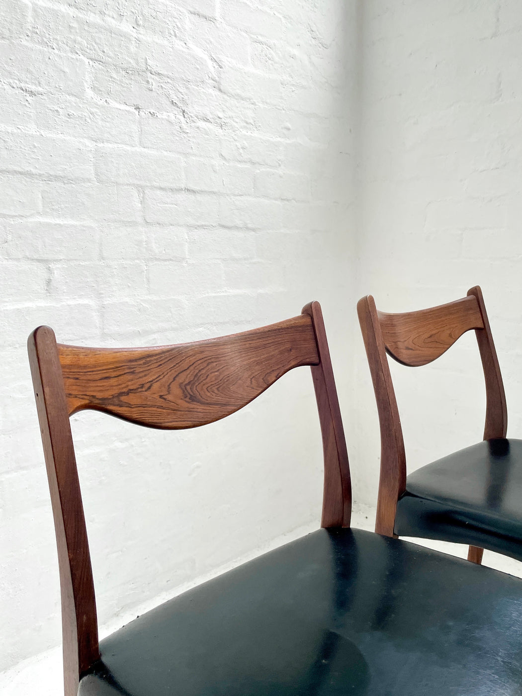 Set of four Arne Wahl Iversen Model 'GS61' Rosewood Chair