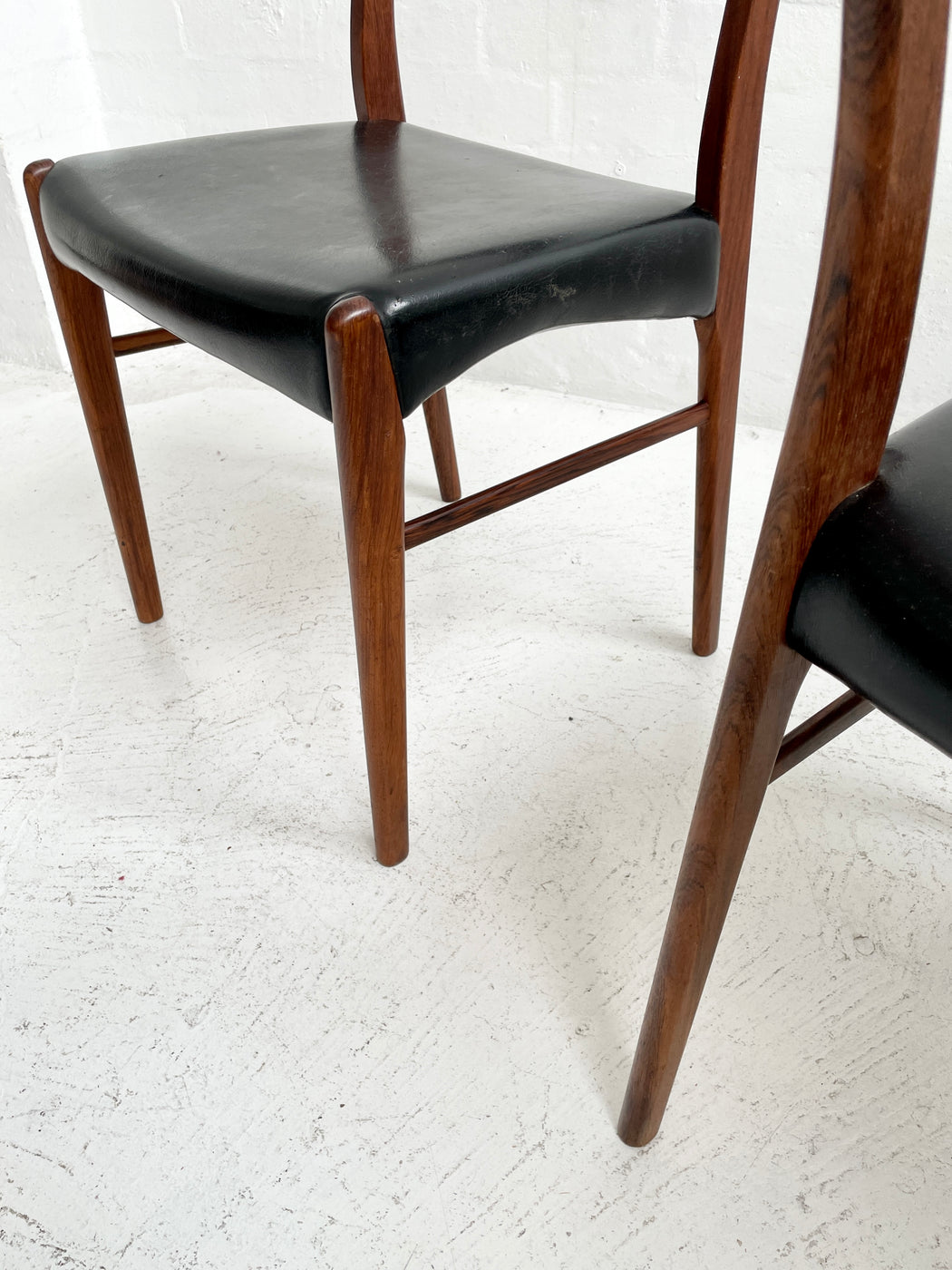 Set of four Arne Wahl Iversen Model 'GS61' Rosewood Chair