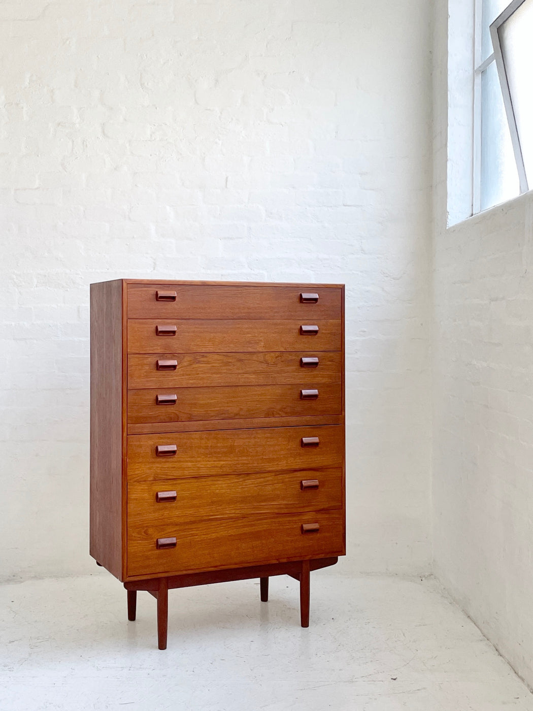 Børge Mogensen Teak Tallboy Chest of Drawers