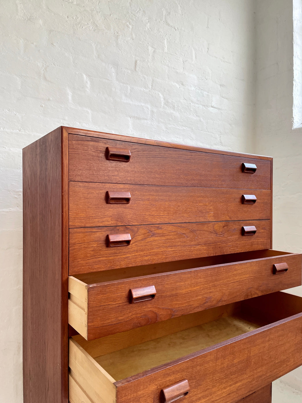 Børge Mogensen Teak Tallboy Chest of Drawers