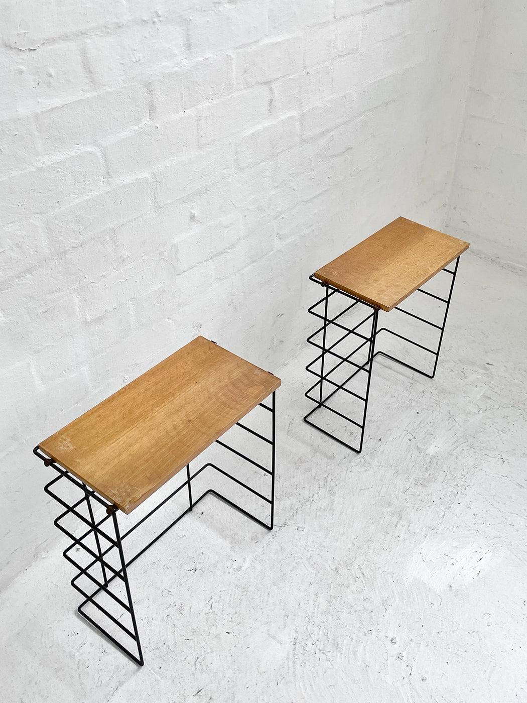 Pair of Nisse Strinning 'String' Side Tables