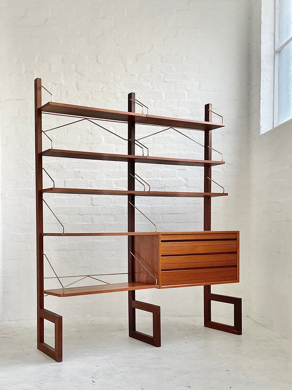 Poul Cadovius Teak Freestanding 'Royal System'