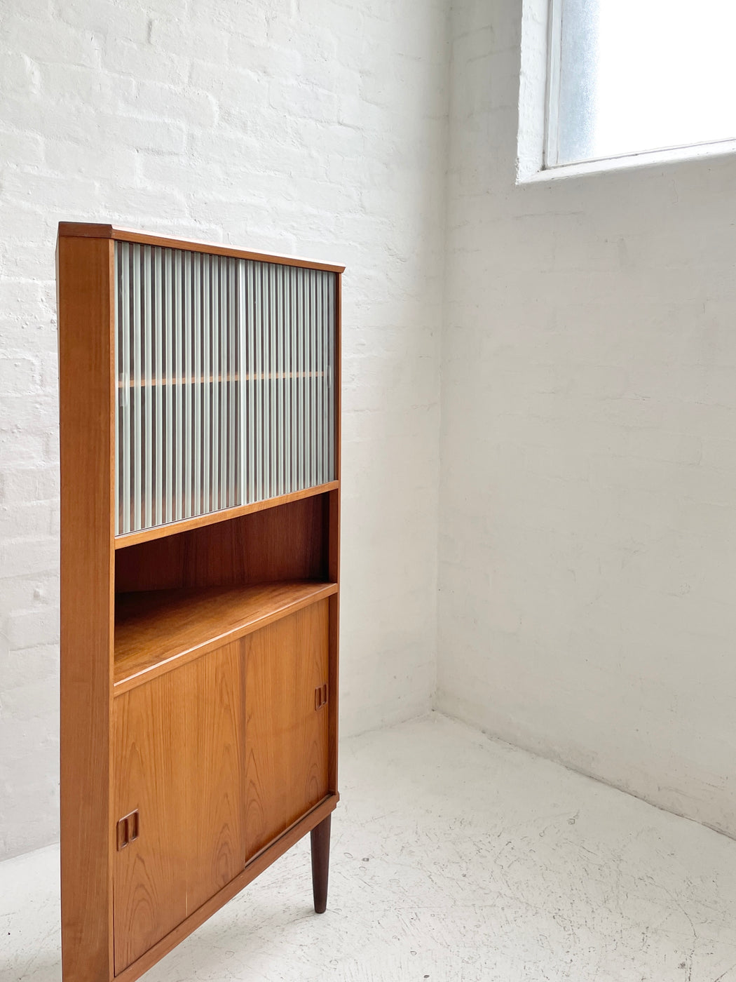 Danish Teak Corner Cabinet