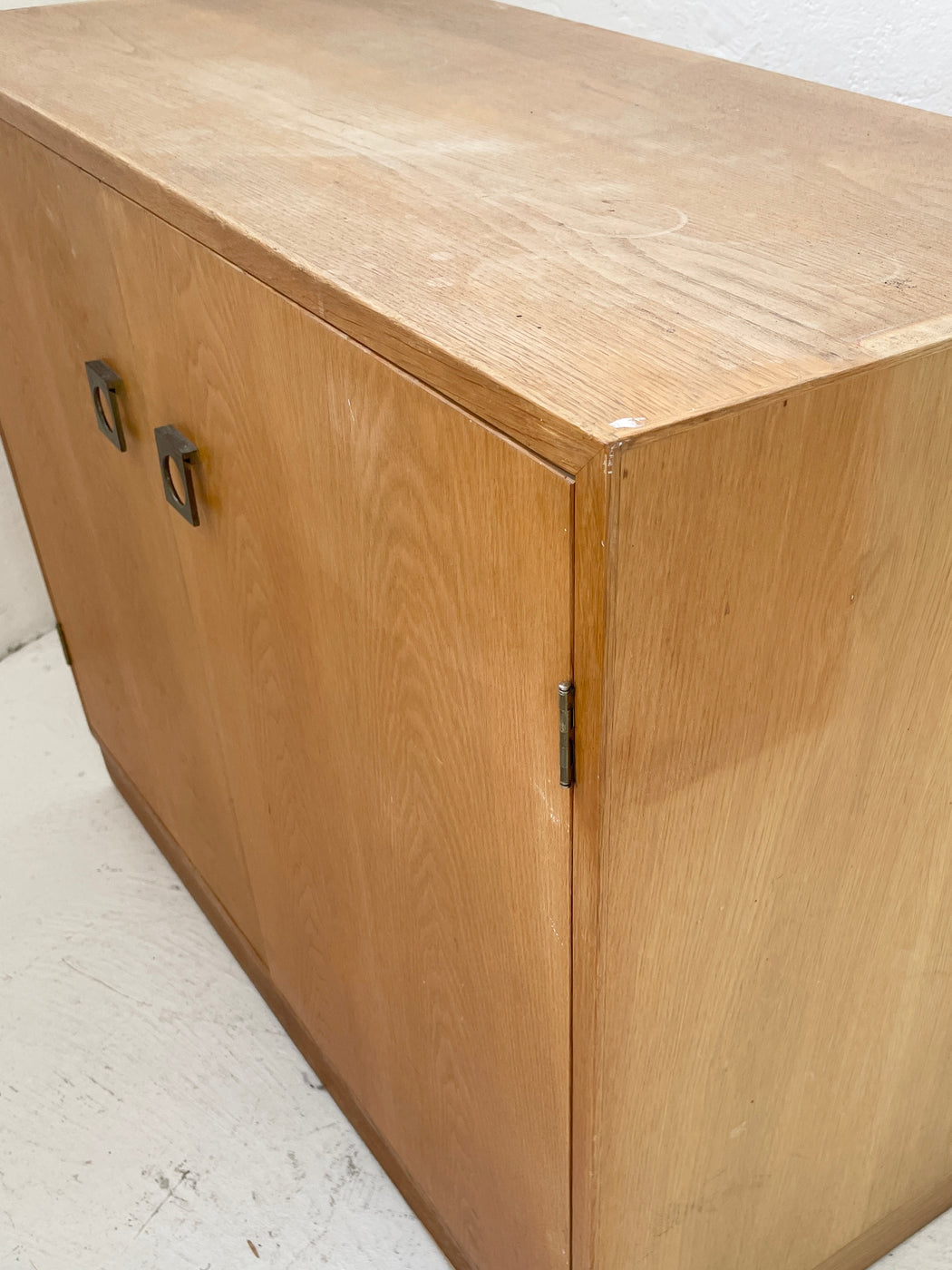 Two Section Danish Oak Wall System