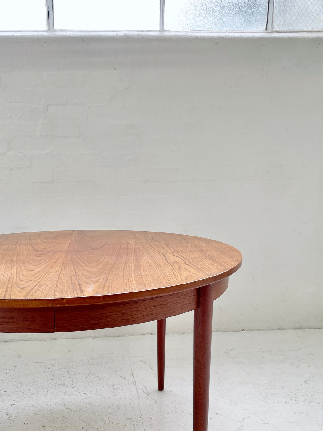 Danish Teak Circular Dining Table