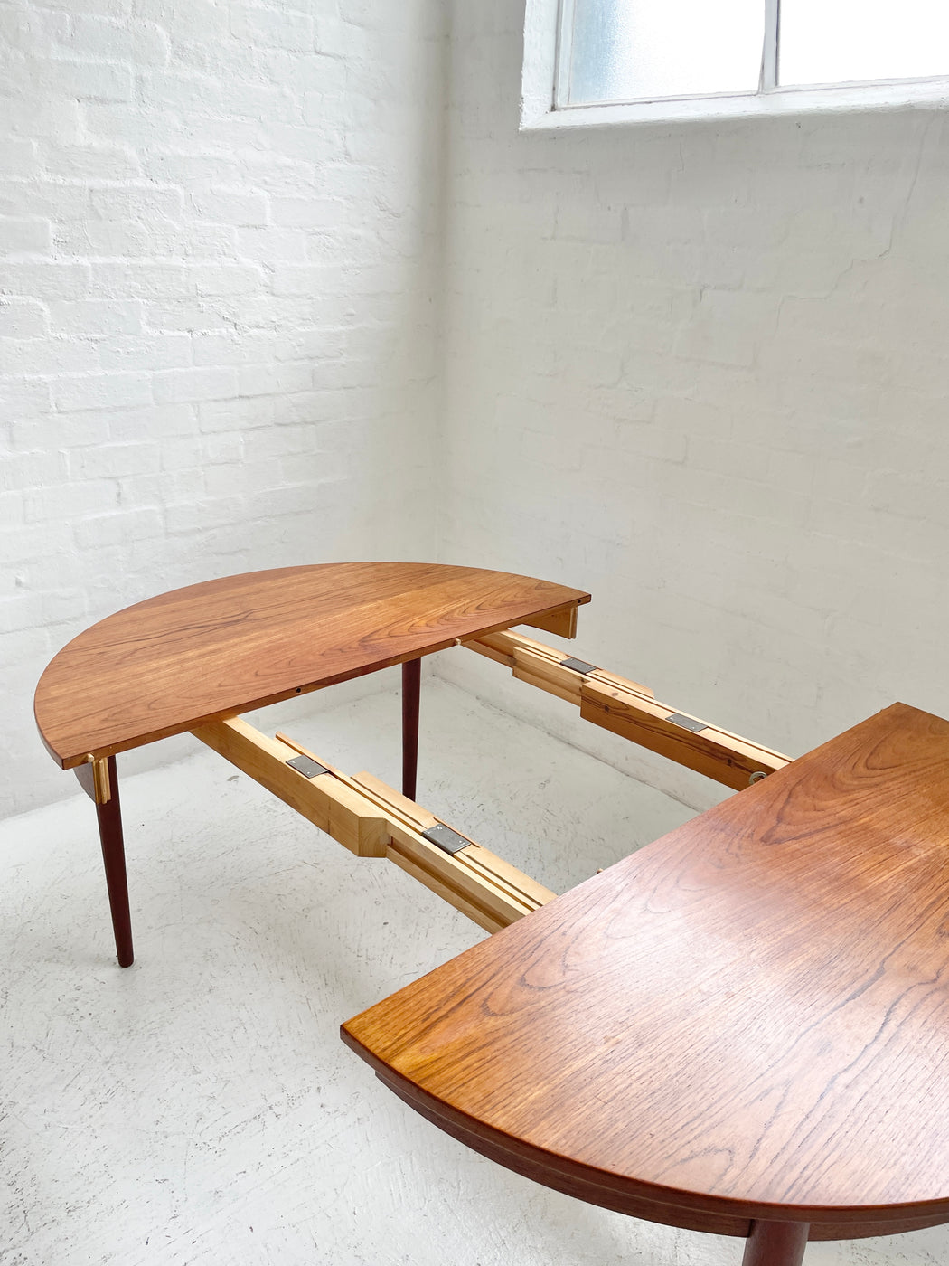 Danish Teak Circular Dining Table