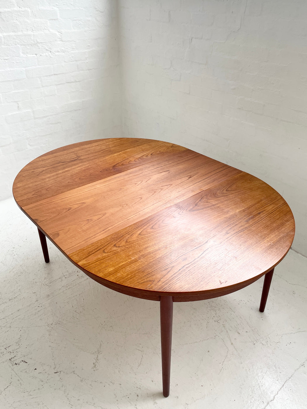 Danish Teak Circular Dining Table