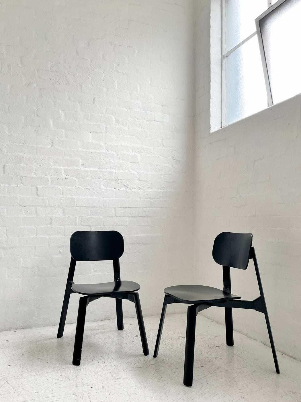 Set of 4 Elena Casanovas & Roman Bianco 'Bark' Chairs