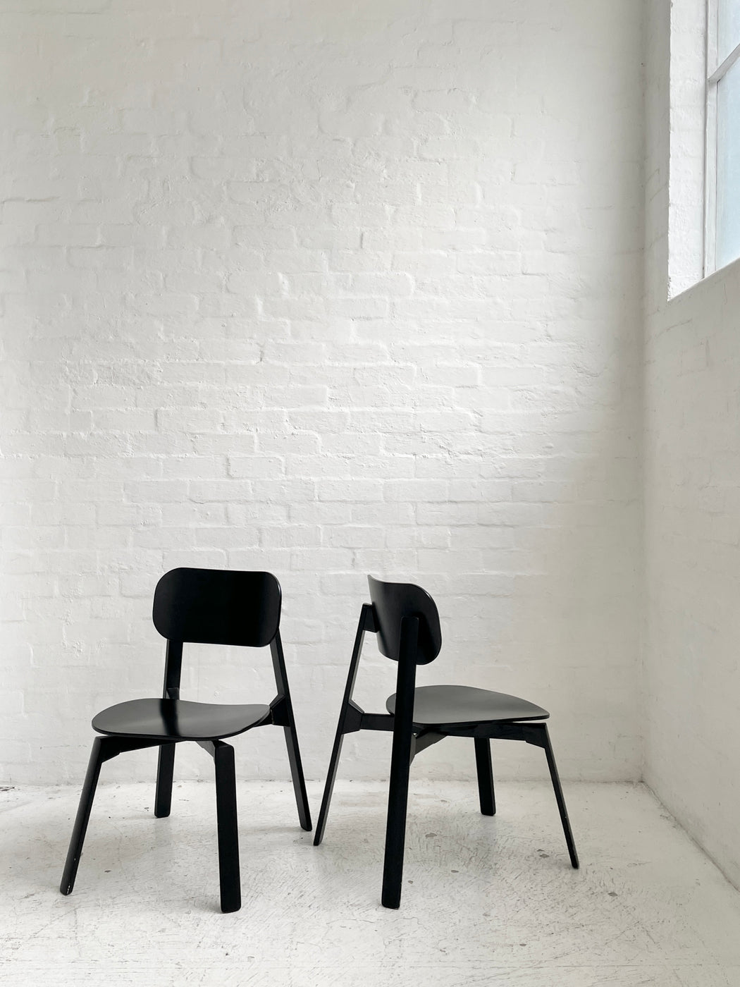 Set of 4 Elena Casanovas & Roman Bianco 'Bark' Chairs