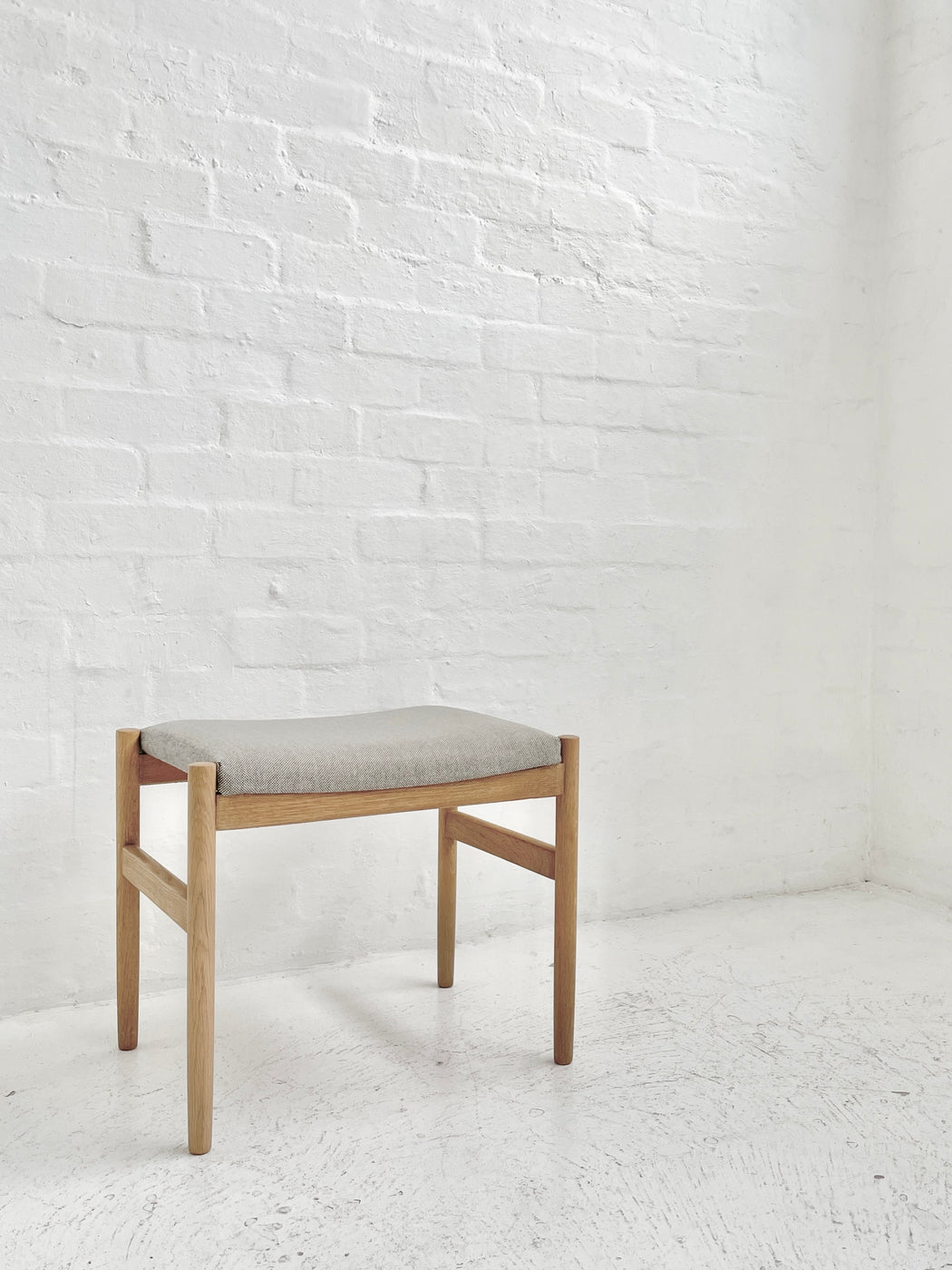 Hugo Frandsen Oak Stool