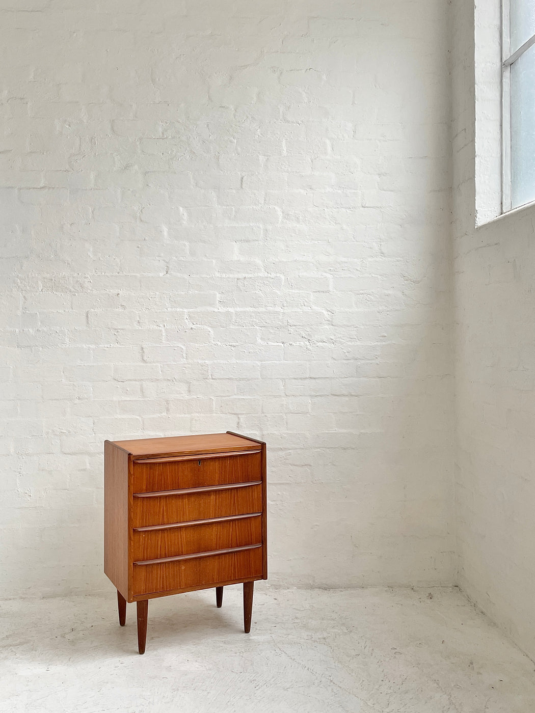Small Danish Teak Chest of Drawers