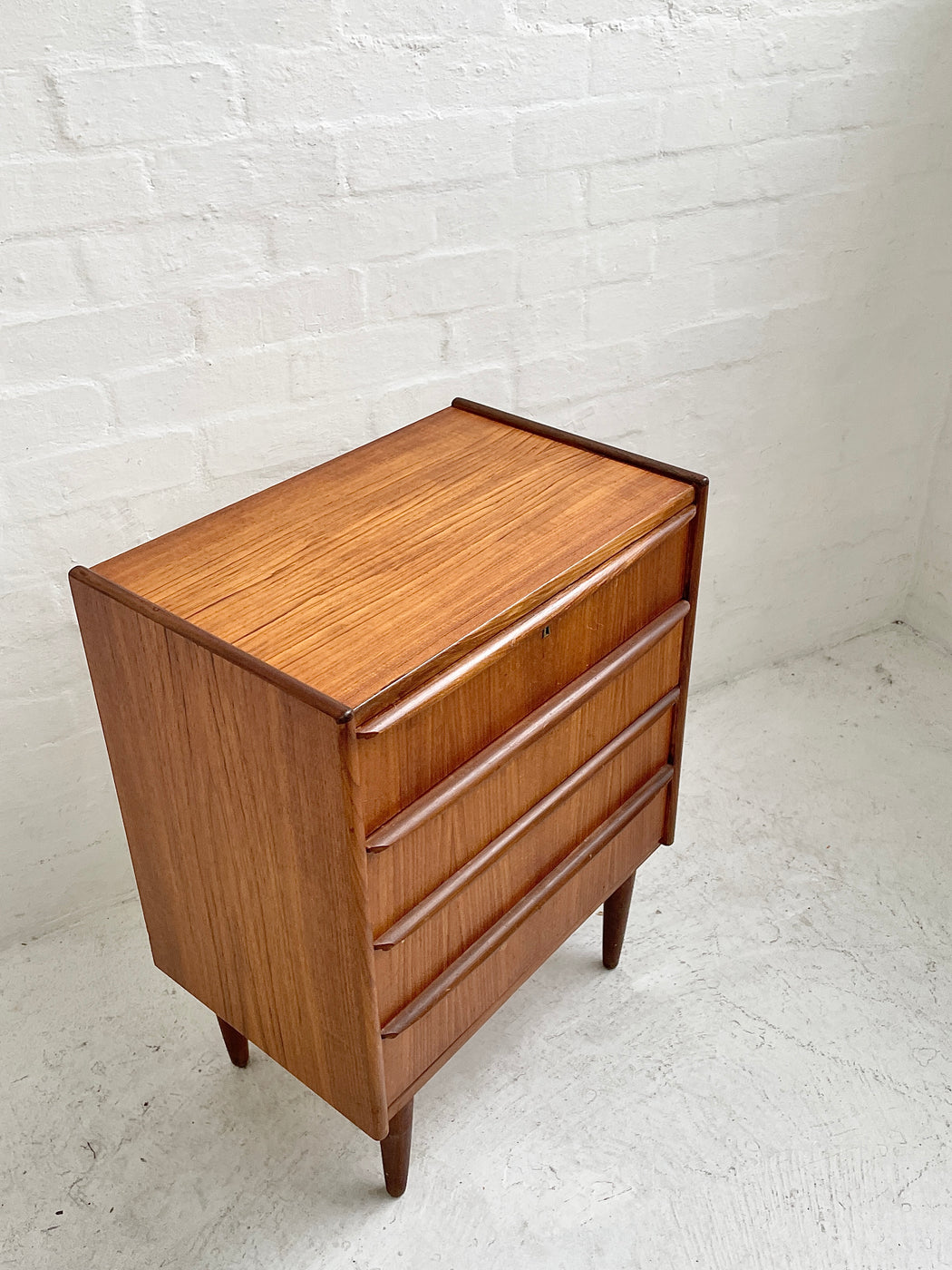 Small Danish Teak Chest of Drawers