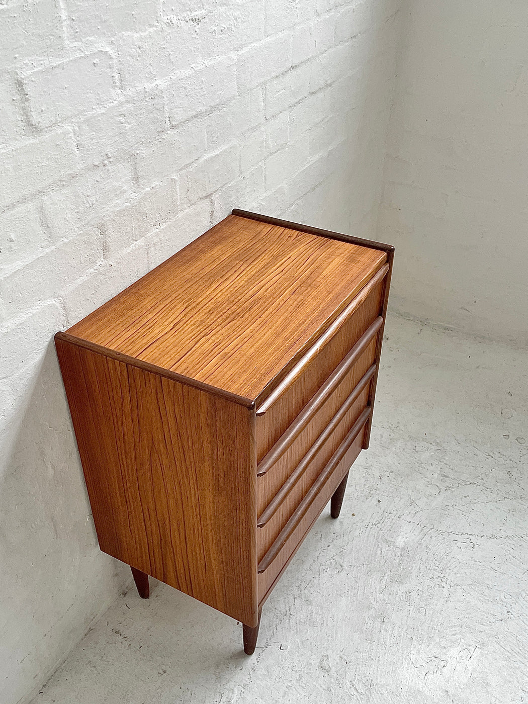 Small Danish Teak Chest of Drawers