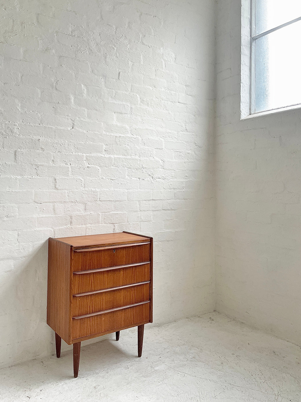 Small Danish Teak Chest of Drawers