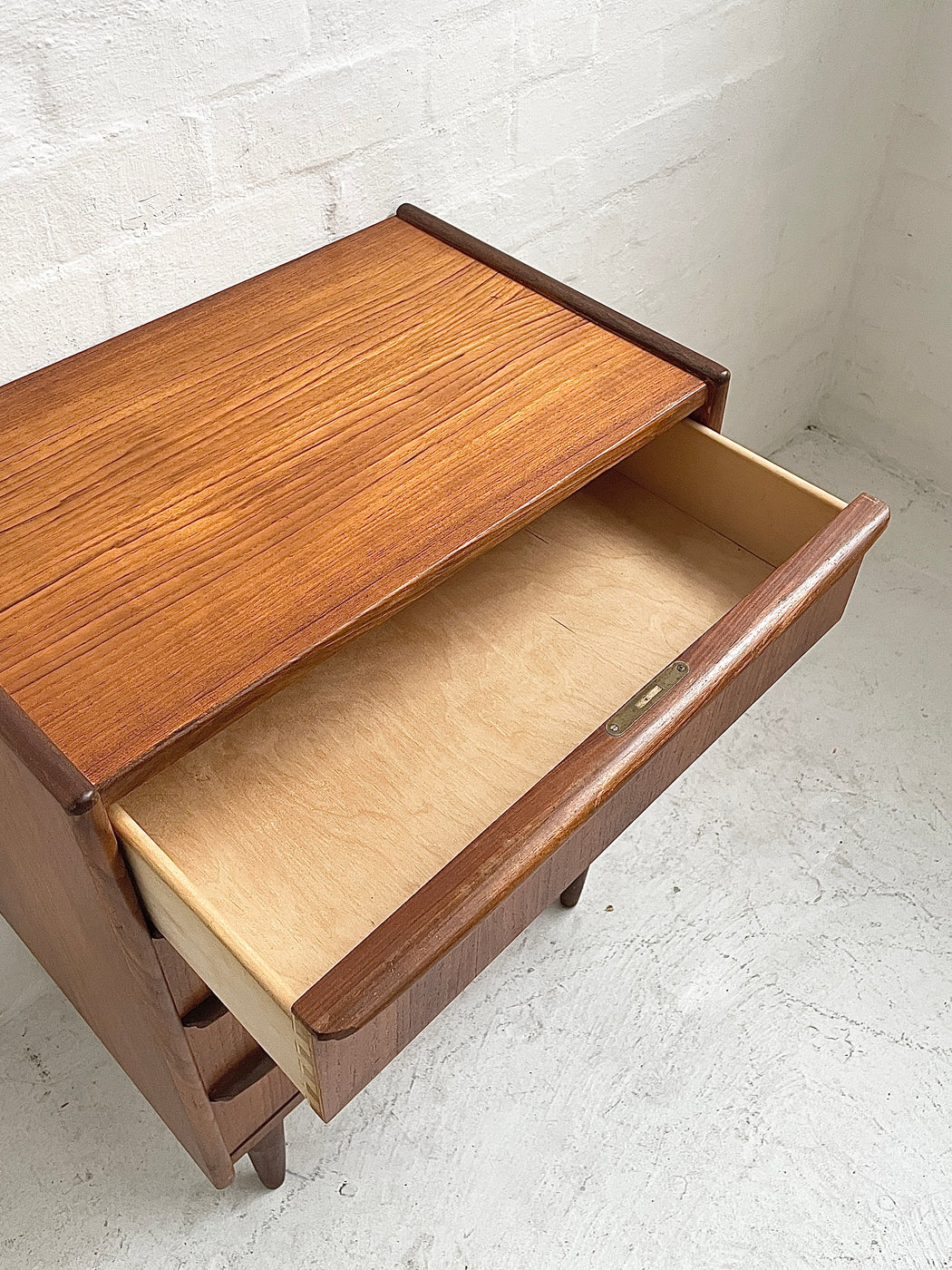 Small Danish Teak Chest of Drawers