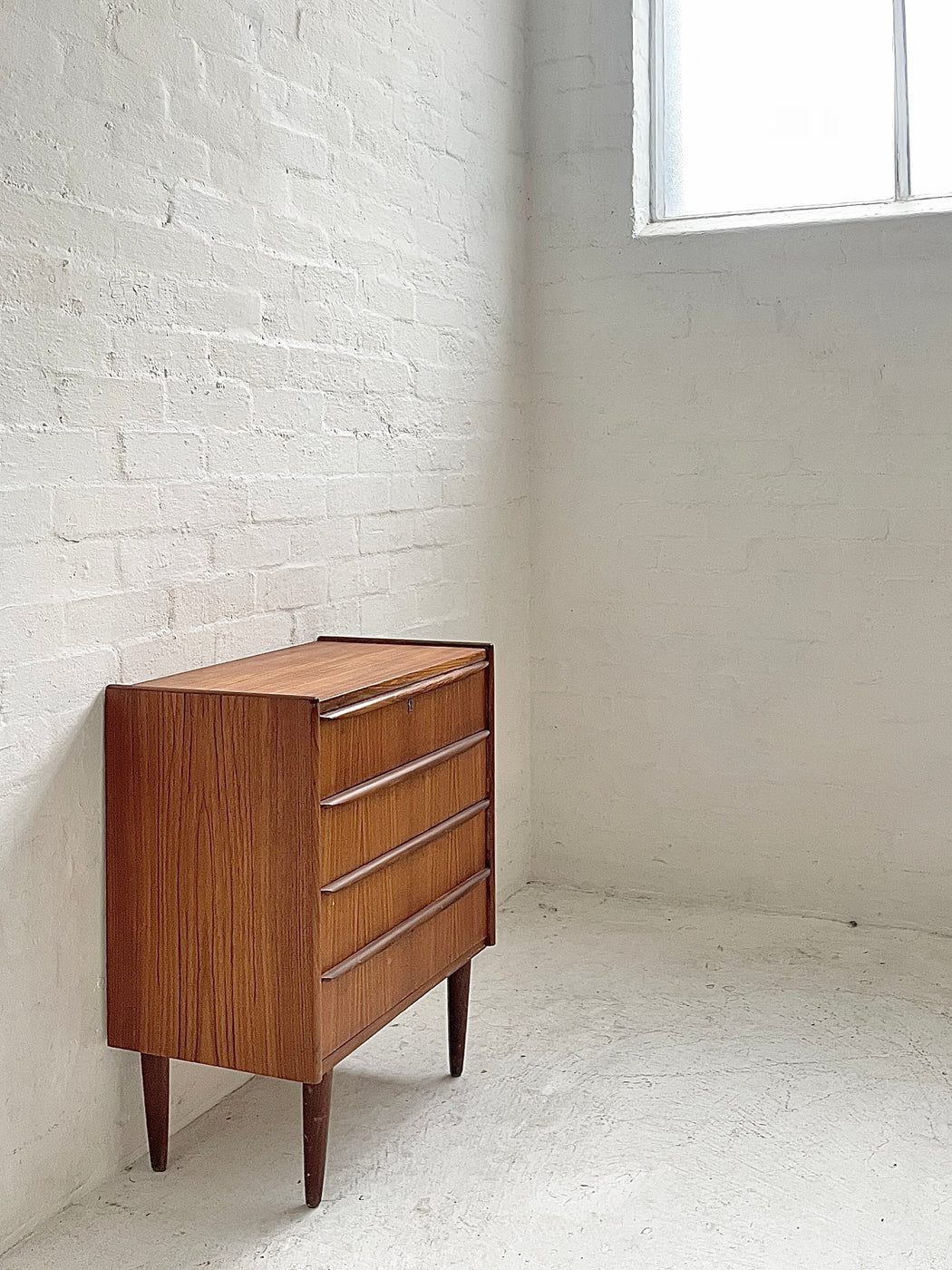 Small Danish Teak Chest of Drawers