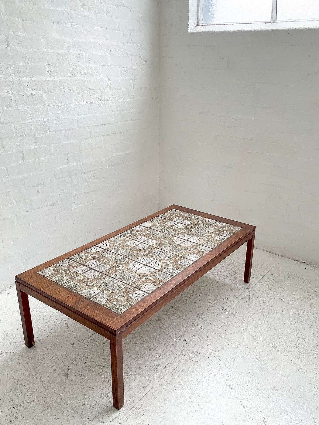Danish Tile Top Coffee Table