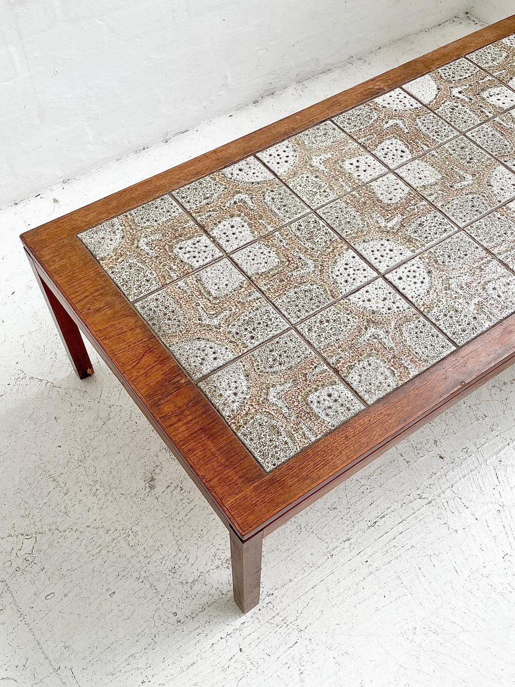 Danish Tile Top Coffee Table