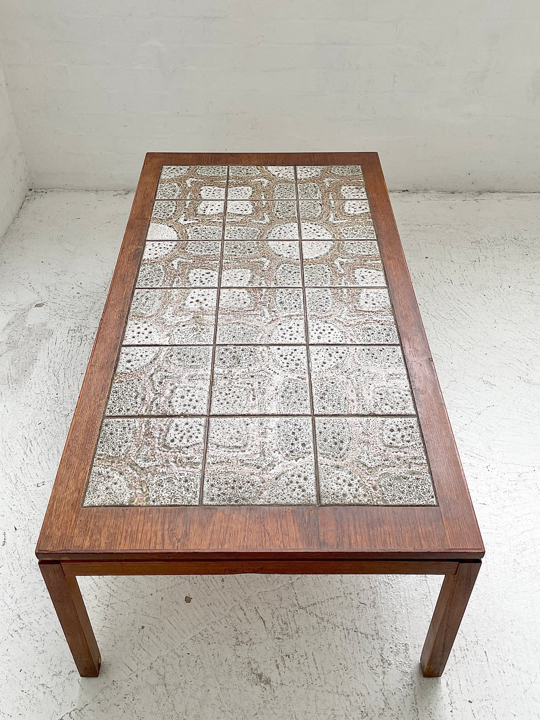 Danish Tile Top Coffee Table