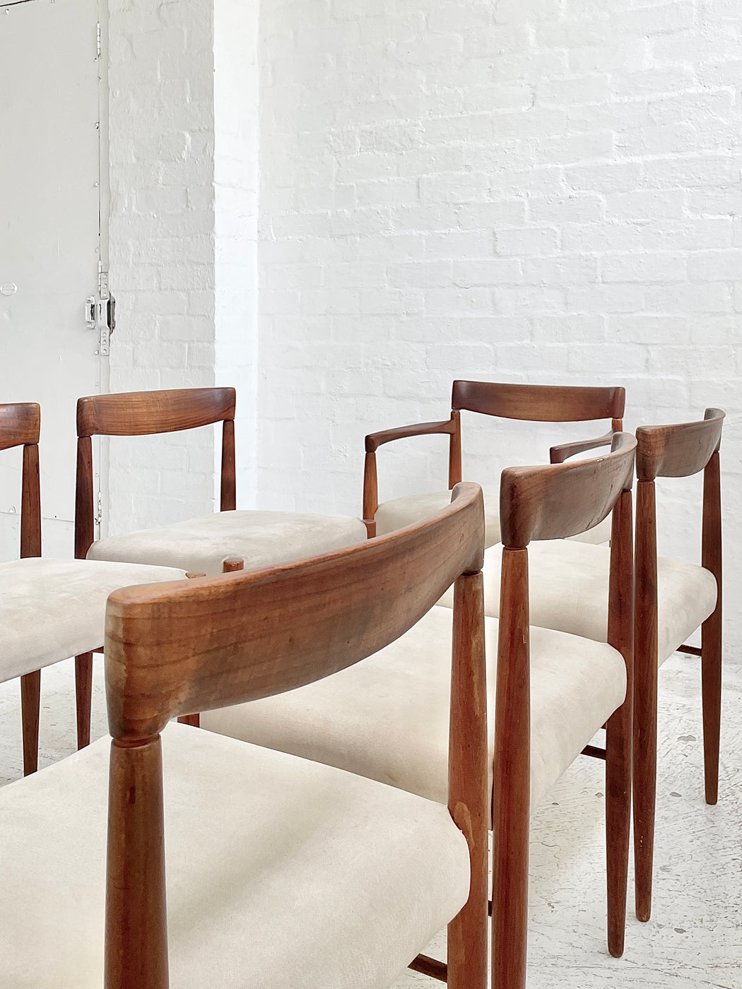 Set of Ten H.W. Klein Teak Dining Chairs