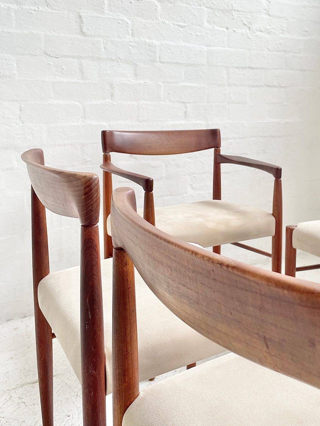 Set of Ten H.W. Klein Teak Dining Chairs