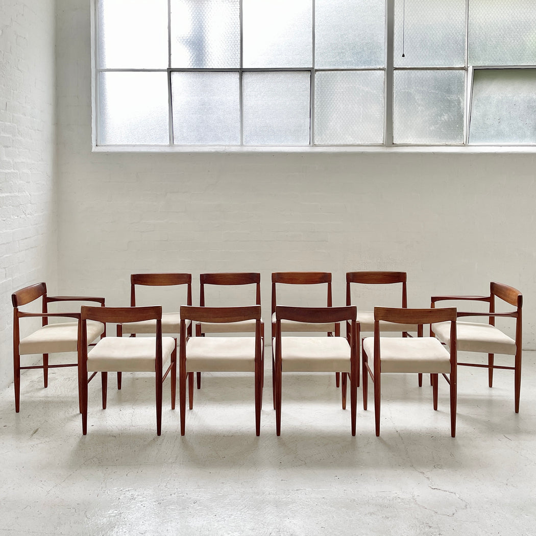 Set of Ten H.W. Klein Teak Dining Chairs