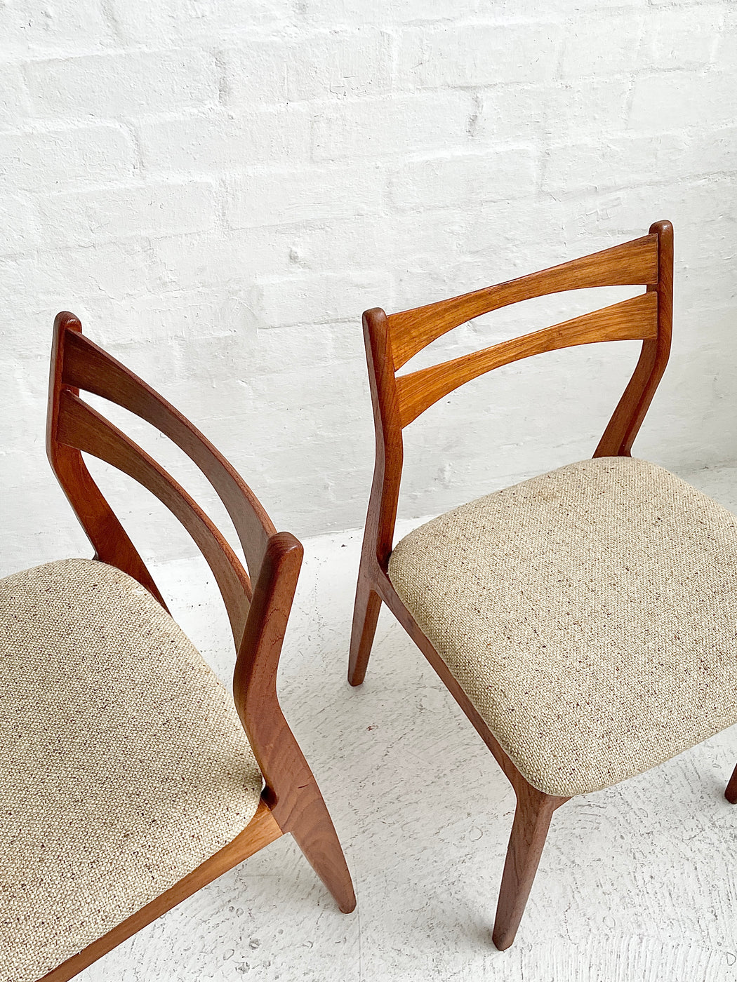 Set of 4 Danish Teak Dining Chairs
