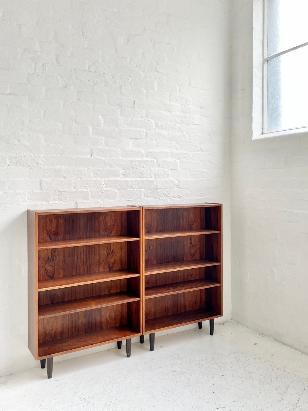 Pair of Danish Rosewood Bookcases