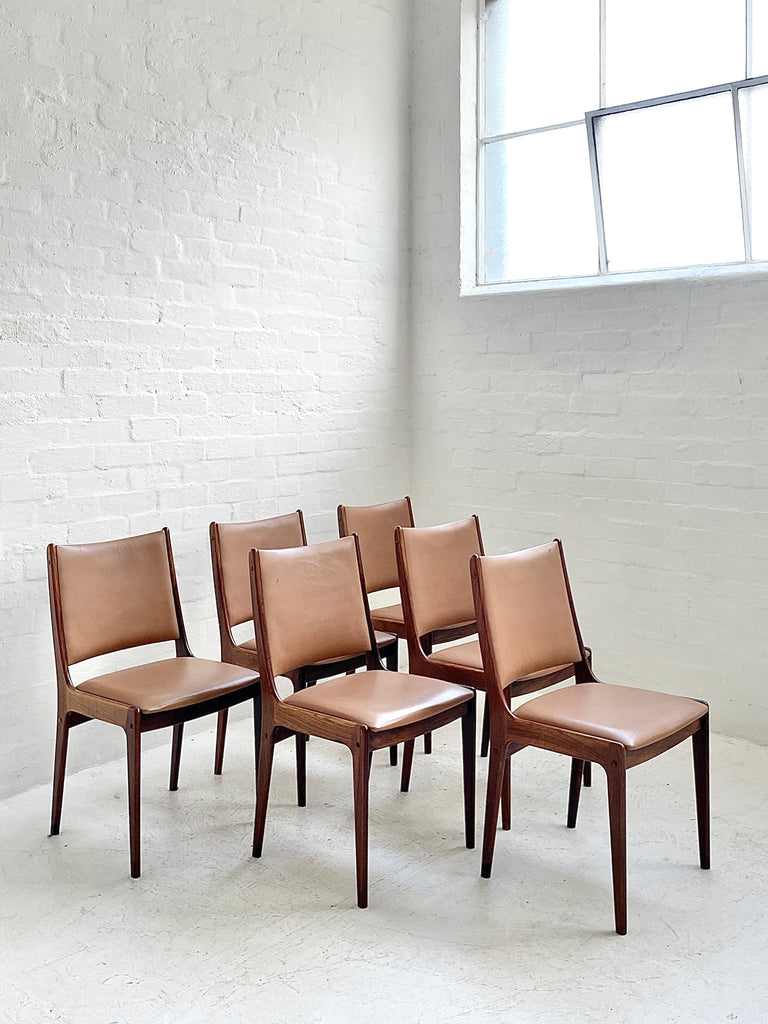 Johannes Andersen Rosewood Dining Chairs — Nord