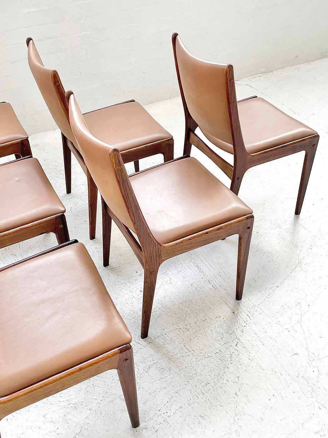 Johannes Andersen Rosewood Dining Chairs